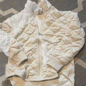 RBX Quilted White Jacket